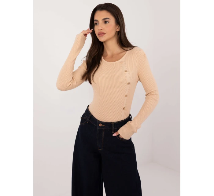 Jumper AT SW béžový model 20506917 - FPrice Jumper AT SW béžový model 20506917 - FPrice