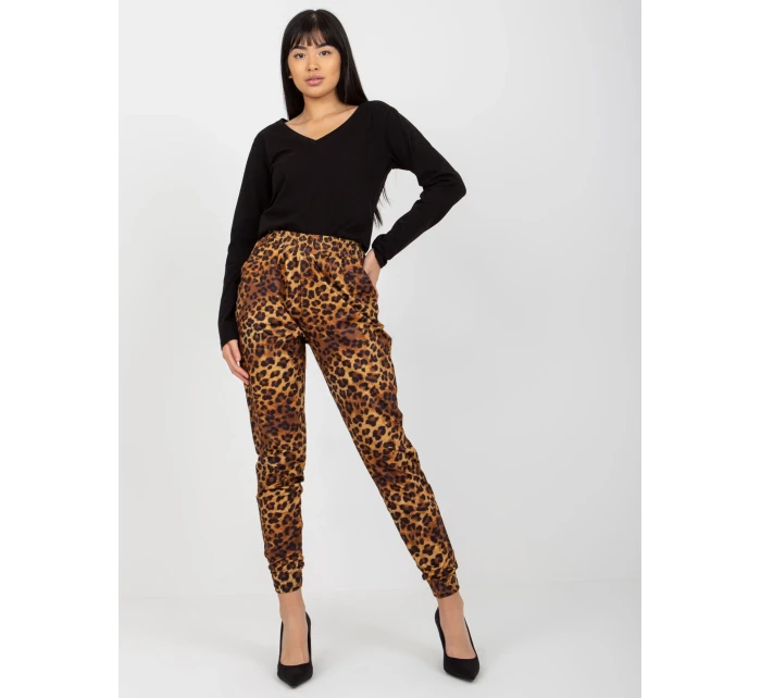 Kalhoty VI SP 150.38P černá a béžová