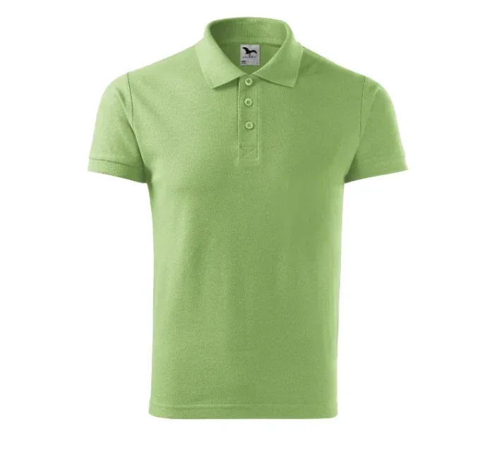 Cotton polokošile pánská model 20631300 zelená - MALFINI, a.s.