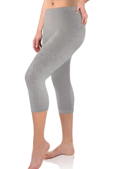 Dámské legíny WOMEN 3/4 šedé - Sesto Senso