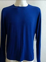 Pánské tričko s dlouhým rukávem 714753030001 modré - Ralph Lauren