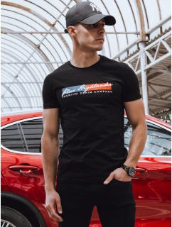 Pánské černé tričko FashionStreet RX5543