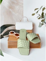 Dámské žabky SATELIVA zelené FashionStreet ZY0971