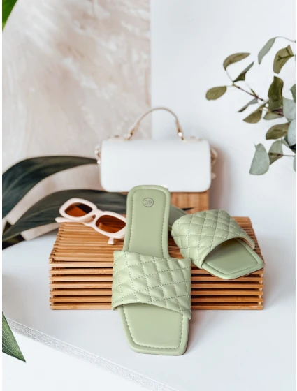 Dámské žabky SATELIVA zelené FashionStreet ZY0971