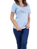 Dámské pyžamo model 21081303 blue - Regina