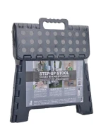 PROTISKLUZOVÁ SKLÁDACÍ STOLIČKA ŠEDÁ