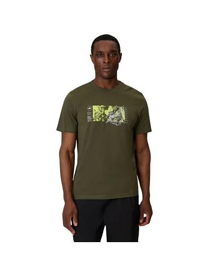 Pánské tričko 4F M2823 khaki 4FWSS26TTSHM2823 43S Pánské tričko 4F M2823 khaki 4FWSS26TTSHM2823 43S