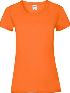 Fruit of the Loom Lady-Fit Valueweight T Dámské tričko 16.1372 orange
