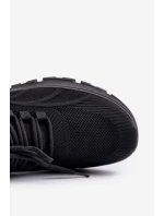 Pánské tenisky HI-POLY SYSTEM Big Star NN174467 Černé Pánské tenisky HI-POLY SYSTEM Big Star NN174467 Černé