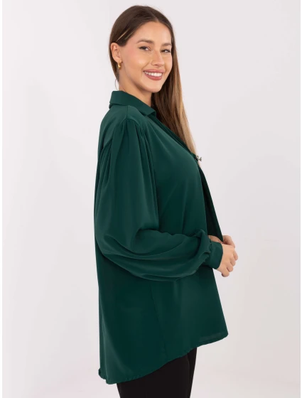 Bluzka IT BZ model 21768546 ciemny zielony - FPrice Bluzka IT BZ model 21768546 ciemny zielony - FPrice