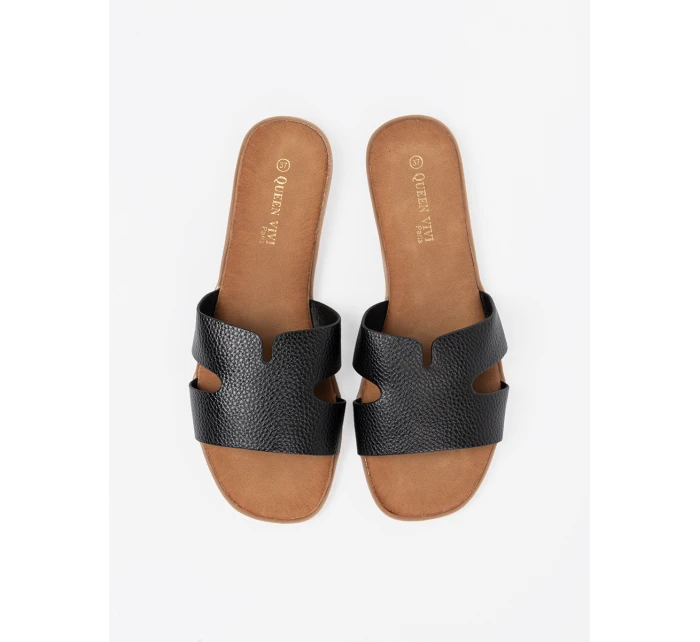 Exkluzívní nazouváky černé dámské bez podpatku Exkluzívní nazouváky černé dámské bez podpatku