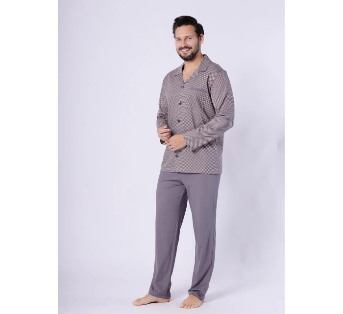 Pyžamo  long/r M2XL rozepínací model 22014725 - HOTBERG