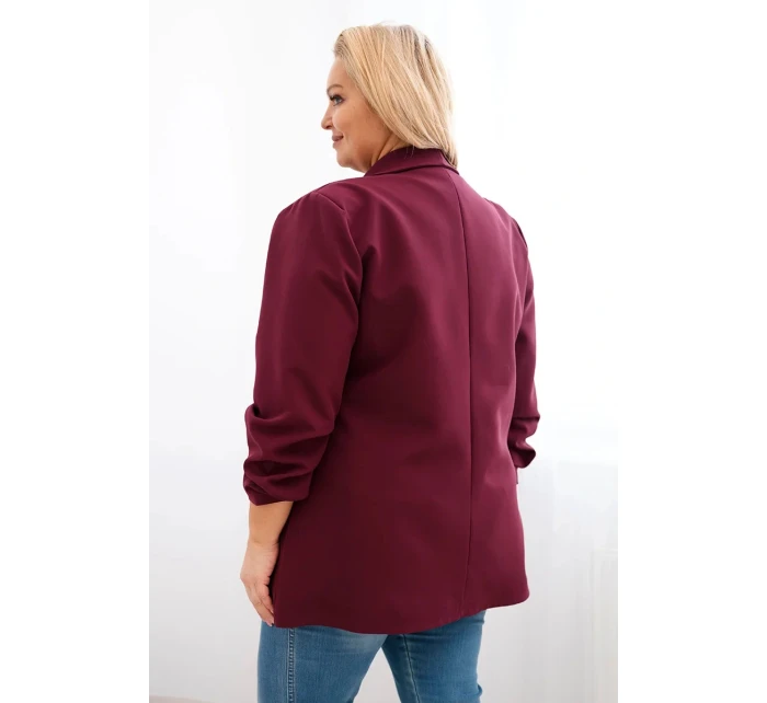 Dámská elegantní bunda Plus Size model 21859289 - K-Fashion Dámská elegantní bunda Plus Size model 21859289 - K-Fashion