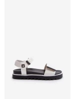 Dámské sandály na platformě Big Star model 21655484 Bílé - Big Star Shoes Dámské sandály na platformě Big Star model 21655484 Bílé - Big Star Shoes
