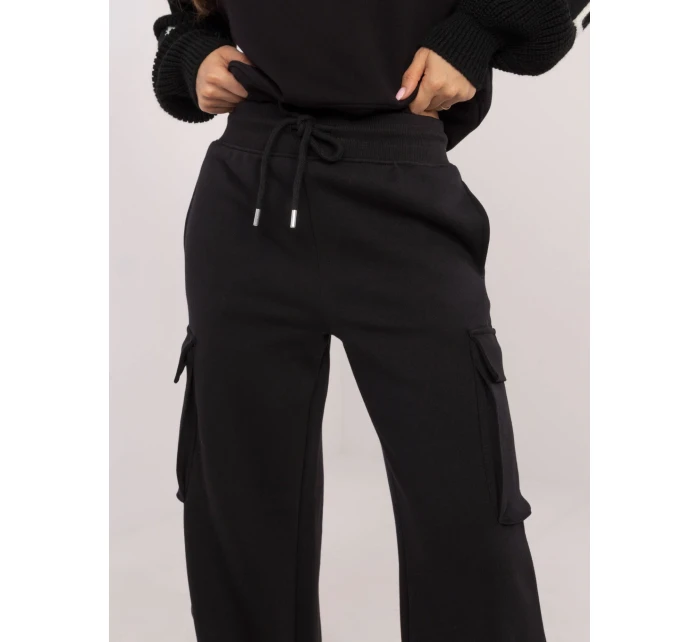 Spodnie model 20614056 czarny - FPrice Spodnie model 20614056 czarny - FPrice