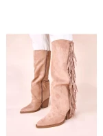 Kozačky na podpatku model 221045 Solea Kozačky na podpatku model 221045 Solea