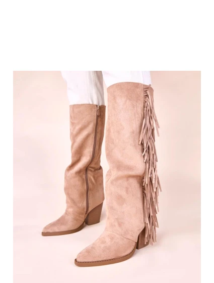 Kozačky na podpatku model 221045 Solea Kozačky na podpatku model 221045 Solea