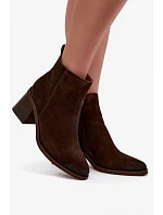 Boty na podpatku model 231650 Step in style Boty na podpatku model 231650 Step in style