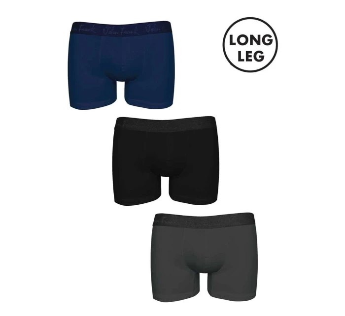 Pánské boxerky John Frank JF3BMODLONG01 3PACK