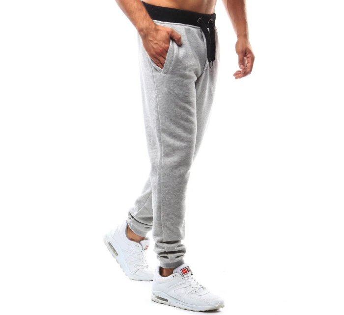 Pánské šedé teplákové kalhoty model 21962289 - Dstreet Pánské šedé teplákové kalhoty model 21962289 - Dstreet