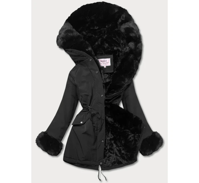 ZIMOWA PARKA DAMSKA NA CZARNA model 21245045 - MHM