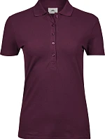 Tee Jays TJ 145 Dámské luxusní těžké strečové piqué polo 18.0145 wine