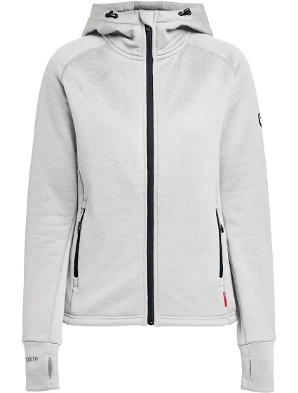 Tenson TXlite Hoodie Zip Women Dámská mikina s kapucí 84.7402 light grey Tenson TXlite Hoodie Zip Women Dámská mikina s kapucí 84.7402 light grey