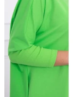 Oversize halenka světle zelená
