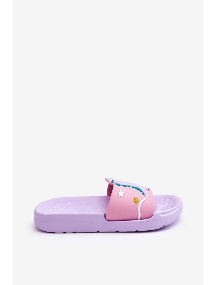 Dětský Dinosaurus T-Rex Slides fialove Bernis Dětský Dinosaurus T-Rex Slides fialove Bernis