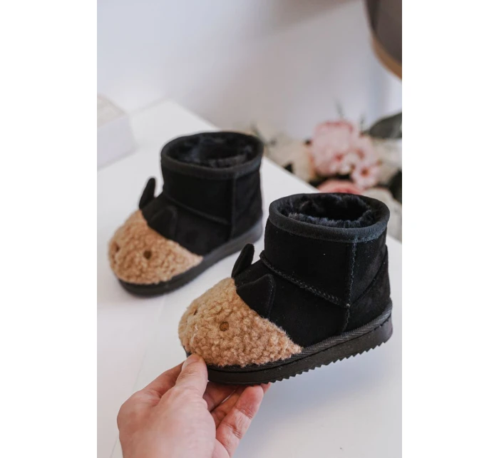 Zateplené dětské sněhule černé model 21678721 - Boto