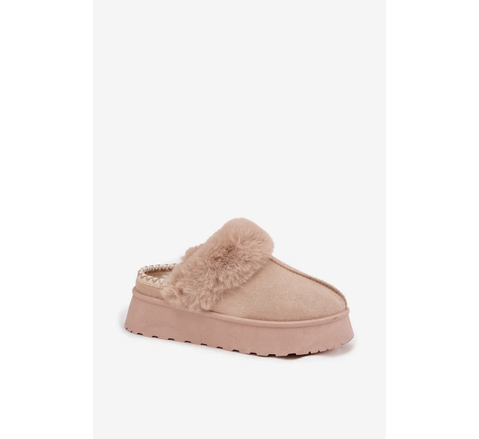 Sněhule Na Platformě S Kožešinou A Přezkou Béžové model 21714727 - Boto Sněhule Na Platformě S Kožešinou A Přezkou Béžové model 21714727 - Boto