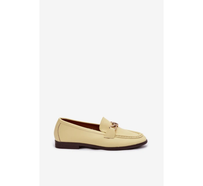 Dámské mokasíny s ozdobným detailem Žluté Rosynne Dámské mokasíny s ozdobným detailem Žluté Rosynne
