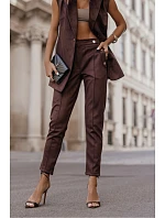 Dámské kalhoty model hnědé model 22069771 - LaBalancia Dámské kalhoty model hnědé model 22069771 - LaBalancia