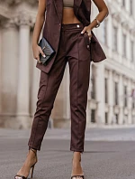 Dámské kalhoty Kiara model 218577 hnědé - LaBalancia