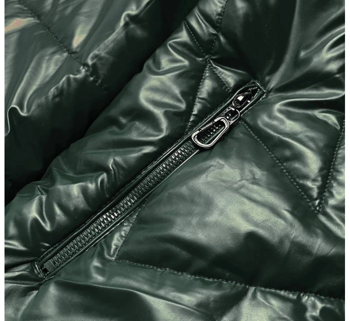 BŁYSZCZĄCA KURTKA ZIMOWA DAMSKA model 21243420 - LHD