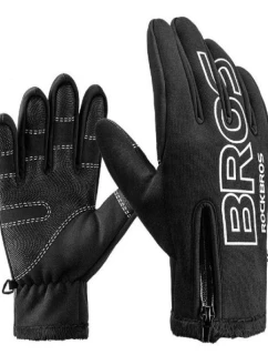 Rockbros zimowe rękawiczki rowerowe softshell M