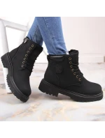 Zateplené trapery se zipem W model 19374782 černá - NEWS Zateplené trapery se zipem W model 19374782 černá - NEWS