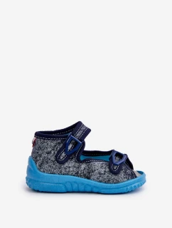Dětské pantofle-sandálky NEL 310-19 GOKIDS Grafitové