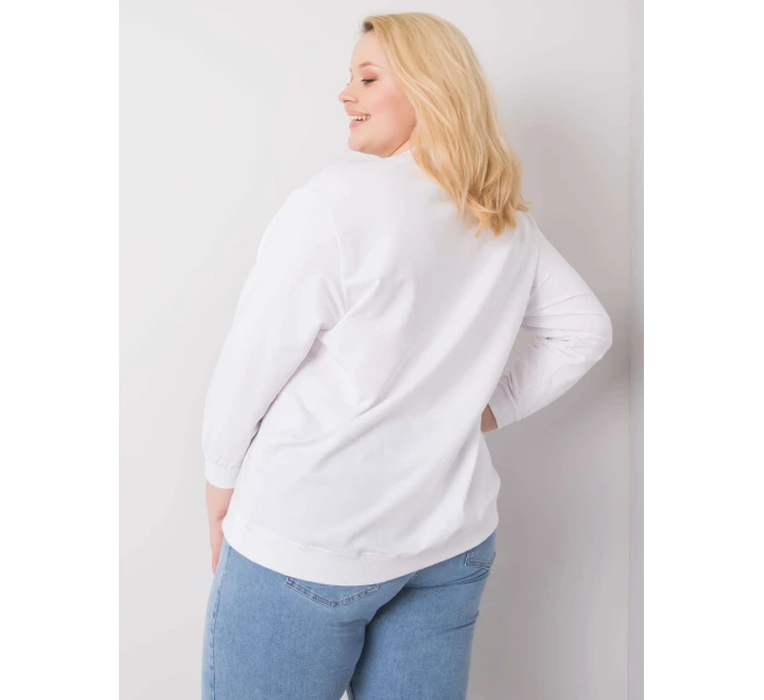 Mikina RV BL 6299.11 bílých