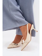 Sandály na podpatku  model 225228 Step in style