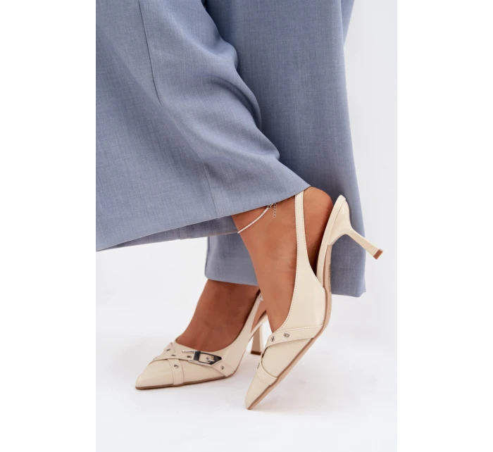 Sandály na podpatku  model 225228 Step in style