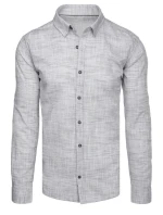 Pánská neformální šedá košile Dstreet DX2653