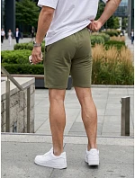 Spodenki męskie dresowe ze khaki model 22278509 - FashionStreet Spodenki męskie dresowe ze khaki model 22278509 - FashionStreet