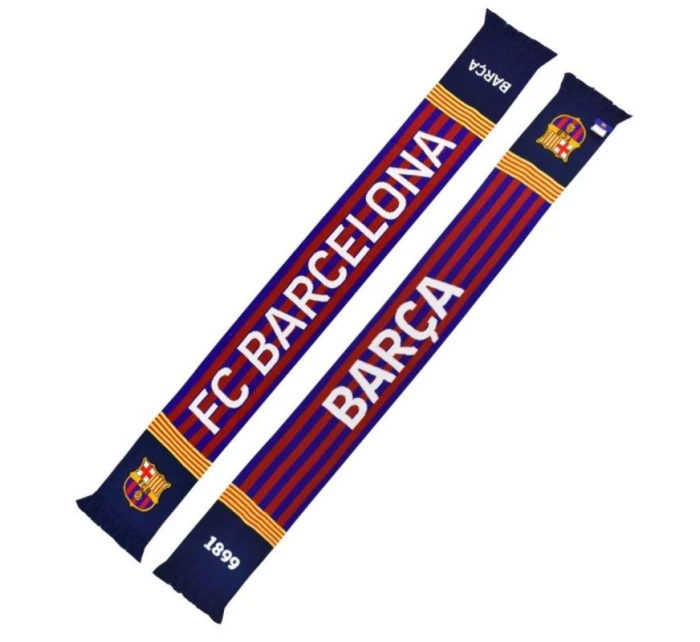 Dvojitá pletená šála FC Barcelona N24 5004BUD17
