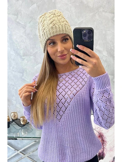 Dámská čepice Kalina model 21798587 light beige - K-Fashion