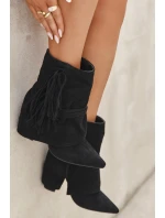 Dámské Kotníkové Boty S A Zlatými Přezkami model 21709054 - Boto Dámské Kotníkové Boty S A Zlatými Přezkami model 21709054 - Boto