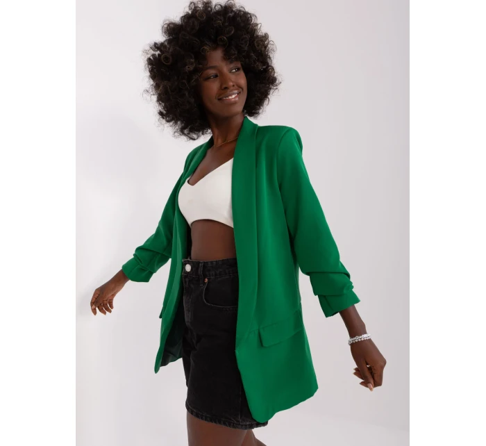 DHJ MA 7684 bunda.15P tmavě zelená