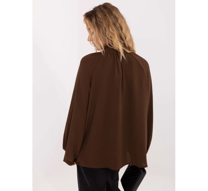 Bluzka MI BZ model 21757321 brązowy - FPrice Bluzka MI BZ model 21757321 brązowy - FPrice