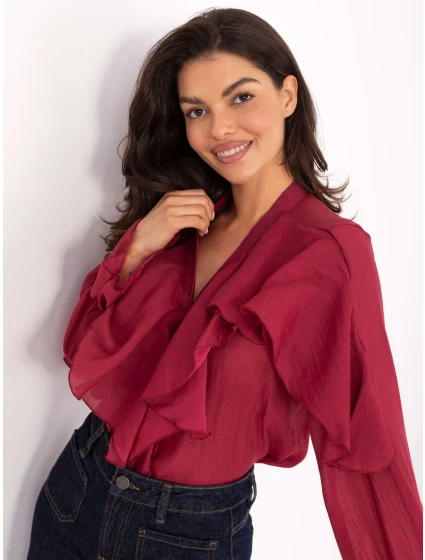 Bluzka MI BZ model 21393085 bordowy - FPrice