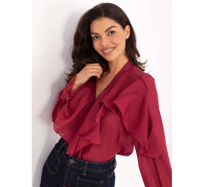 Bluzka MI BZ model 21393085 bordowy - FPrice